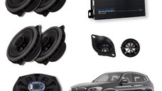 Pachet sistem audio Plug&Play For-X dedicat BMW Basic XQ-45C XQ-452BMW + Amplificator Zapco HB 410 ADSP + Conectica dedicata