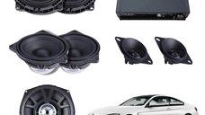 Pachet sistem audio Plug&Play Steg dedicat BMW Basic BM45C BM4C + Amplificator Steg SDSP 6 + Conectica dedicata