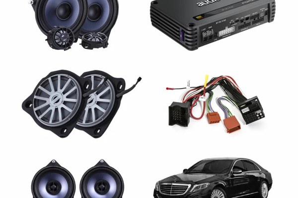 Pachet sistem audio Plug&Play STEG dedicat Mercedes Benz + Amplificator DSP 800W