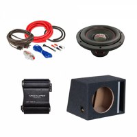 Pachet Subwoofer auto Audiosystem ASS-12 1000W + Amplificator Apocalypse AAP 1200.1D + Kit de cabluri complet - 1