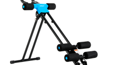 Aparat fitness Rebel Active RBA-2405, Otel, Greutate utilizator 120 kg (Negru)