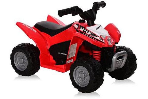 ATV electric pentru copii Lorelli, licenta Honda, 18-36 Luni, cu sunete si lumini, Rosu