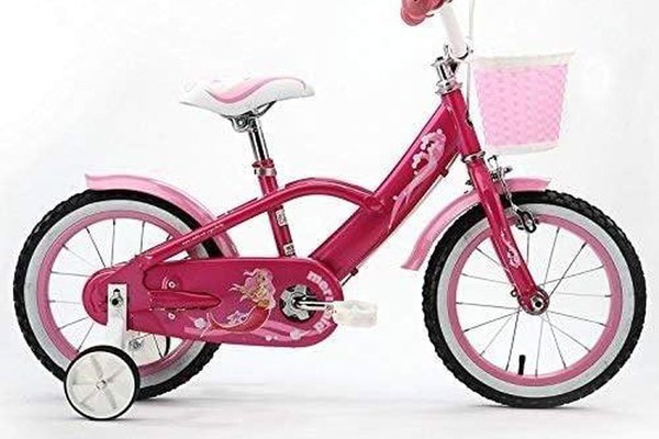 Bicicleta Copii 5-7 ani Royal Baby Mermaid 18inch, Roti 18 Inch, Frana fata V-Brake, Spate Tambur, Roti Ajutatoare, Roz