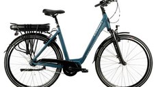 Bicicleta Electrica Corwin 28328, roti 28inch, L, Viteza maxima 25 km/h, Putere motor 250 W (Albastru)