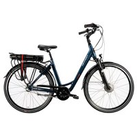 Bicicleta Electrica Devron 28124, M, Roti 28inch, Motor 250W, Autonomie 50 Km, Frane V-Brake (Albastru) - 1