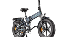 Bicicleta electrica pliabila Ulzomo Dunes 20 E-bike, 750W, 48V 16Ah, autonomie 120km, viteza maxima 40km/h, roti 20'' (Gri)