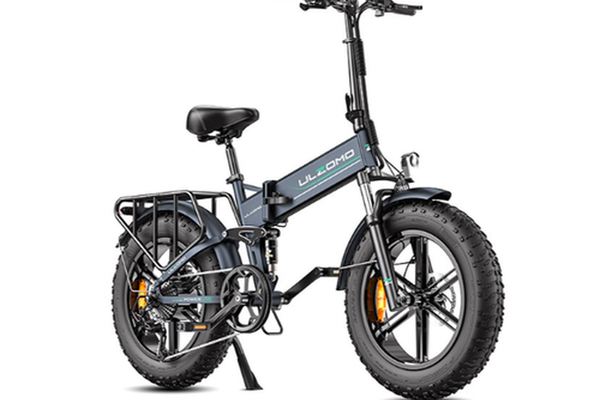 Bicicleta electrica pliabila Ulzomo Dunes 20 E-bike, 750W, 48V 16Ah, autonomie 120km, viteza maxima 40km/h, roti 20'' (Gri)
