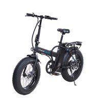 Bicicleta Electrica Skateflash Fly XL, motor 250W, viteza maxima 25km/h, autonomie 50km, roti 20inch, 7 vieze (Negru)  - 1