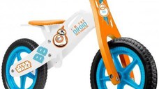 Bicicleta fara pedale din lemn Seven-Star Wars, Multicolor