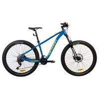 Bicicleta Mtb Devron Zerga M1.7 2023, 27.5inch, XL, frane hidraulice pe disc, 20 viteze (Albastru/Verde) - 1