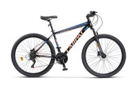 Bicicleta MTB-HT Carpat MONTAN C2758H, Shimano Tourney TZ 7 viteze, Roti 27.5 Inch, Cadru Aluminiu, Frane pe Disc (Negru/Albastru) - 1