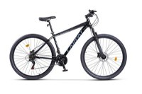 Bicicleta MTB-HT Carpat MONTAN C2958H, Shimano Tourney TZ 7 viteze, Roti 29 Inch, Cadru Aluminiu, Frane pe Disc (Negru/Gri) - 1