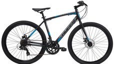 Bicicleta MTB Huffy Carom Gravel, roti 27.5inch, 14 viteze, cadru aluminiu (Negru)