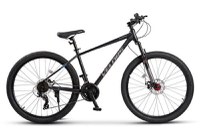 Bicicleta MTB Velors Rambler V27311AG, roti 27.5inch, 21 viteze, Sistem de franare mecanic pe disc, cadru 431mm, Gri/Negru - 1