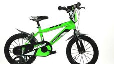 Bicicleta pentru copii Dino Bikes R88 cu roti de 14 inch - Verde