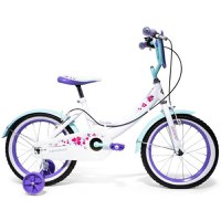 Bicicleta pentru copii Huffy Crème Soda, roti 16inch, Sistem franare V-brake (Alb) - 1