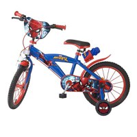 Bicicleta pentru copii Huffy  Spiderman, roti 14inch, Albastru - 1