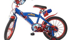 Bicicleta pentru copii Huffy  Spiderman, roti 14inch, Albastru