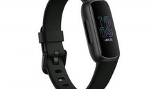 Bratara fitness Fitbit Inspire 3, Bluetooth, Rezistenta la apa (Negru)