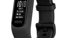 Bratara fitness Garmin vivosmart 5, Afisaj OLED, Bluetooth, curea neagra din silicon, S/M (Negru)