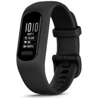 Bratara fitness Garmin vivosmart 5, Afisaj OLED, Bluetooth, curea neagra din silicon, S/M (Negru) - 1