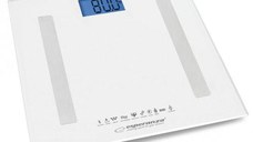 Cantar corporal Esperanza EBS016W, Bluetooth, diagnoza IMC, Android iOS, 8 utilizatori, maxim 180 kg (Alb)