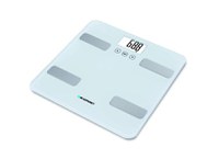 Cantar de baie cu diagnostic Blaupunkt BSM501, digital, 150 kg, platforma de sticla, apa/grasime/masa musculara/masa osoasa, Auto ON/OFF, Gri - 1