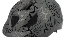 Casca copii Polisport B.D.Ballons (46-53cm), gri-neagra