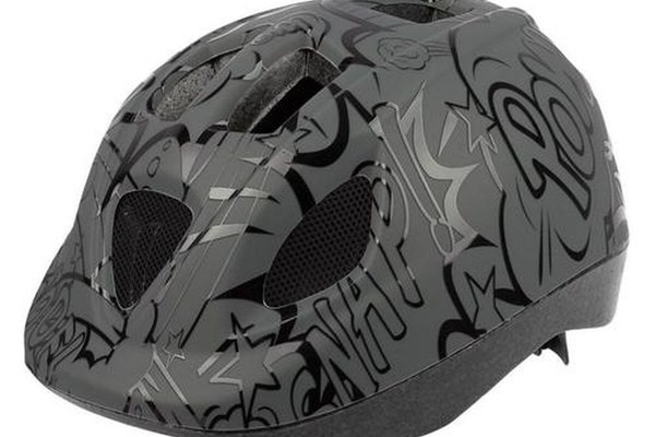 Casca copii Polisport B.D.Ballons (46-53cm), gri-neagra