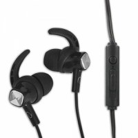 Casti Alergare cu microfon Esperanza EH200K control volum, Negru - 1