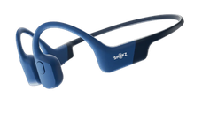 Casti alergare Shokz OpenRun, Bluetooth, Waterproof, Conductie Osoasa, USB-C (Albastru)