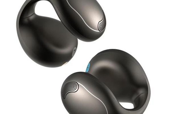 Casti alergare True wireless Anker SoundCore C40i Open-Ear Clip-On, Bluetooth, Sunet 3D, IPX4, 2 Microfoane cu AI (Negru)