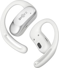 Casti alergare wireless Shokz OpenFit Air, Technologie DirectPitch™, Autonomie 6/28 ore, IP54 (Alb) - 1