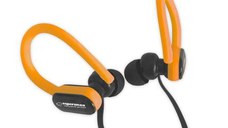 Casti cu fir EH197, Esperanza, Cu microfon, Negru/Portocaliu