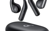 Casti True Wireless Anker SoundCore AeroFit, IPX7, Autonomie 42h, Bluetooth 5.3 (Negru)