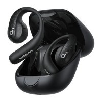Casti True Wireless Anker SoundCore AeroFit Pro, IPX5, Autonomie 46H, LDAC, Bluetooth 5.3 (Negru) - 1
