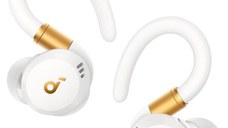 Casti True wireless Anker Soundcore Sport X20, Tehnologie Noise Cancelling, Bluetooth 5.3, IP68, Deep Bass (Alb_