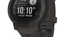 Ceas activity outdoor tracker Garmin Instinct 2, 45mm, Bluetooth, ANT+, 10 ATM, GPS, Notificari (Negru)