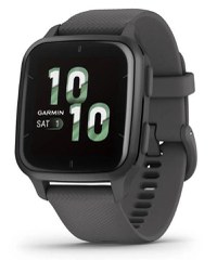 Ceas activity outdoor tracker Garmin Venu Sq 2, Ecran AMOLED 1.41inch, 5 ATM, GPS (Negru) - 1