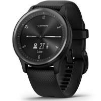 Ceas activity outdoor tracker  Garmin vívomove Sport, Bluetooth, ecran OLED, Rezistenta la apa 5 ATM (Negru) - 1