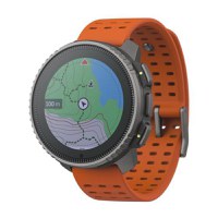 Ceas activity outdoor tracker Suunto VERTICAL Titanium Solar, bratara silicon, Rezistenta la apa, Portocaliu - 1