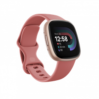 Ceas activity tracker Fitbit Versa 4, GPS, NFC, Bluetooth, Waterproof (Roz) - 1