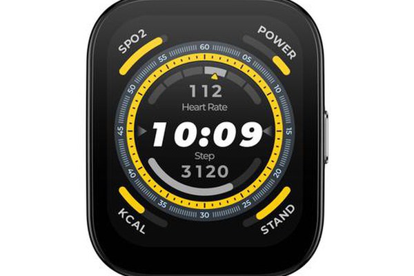 Ceas activity tracker Huami  Amazfit Bip 5, Bluetooth, curea silicon, Android&iOS (Negru)