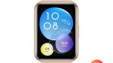 Ceas activity tracker Huawei Watch Fit 2, Display AMOLED 1.74inch, Bluetooth, Bratara Silicon, Rezistenta la apa, Microfon, Difuzor, Android/iOS (Roz)