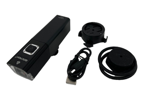 Far LED Gaciron V10-500, 500 Lumeni, Baterie Reincarcabila 2200 mah, Rezistenta la Apa IPX6 (Negru)