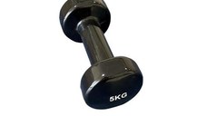 Gantera vinyl DHS Fitness DYPV035KG, 5kg (Negru)