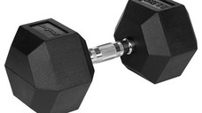 Gantere REBEL ACTIV RBA-2325-22.5, Fonta cauciucata, 22.5kg