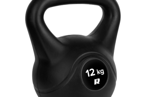 Kettlebell Rebel Active RBA-2316, 12 kg (Negru)