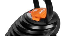 Kettlebell reglabil Rebel Active RBA-2324-18, 3.5-18 kg, cu 6 talere