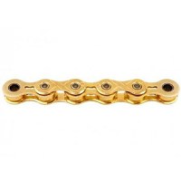 Lant Bicicleta KMC X101, 1 Viteze, 1/2x1/8 inch, 112 Zale, Auriu - 1